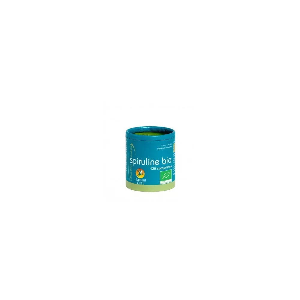 Spiruline des Andes 120 comprimés Flamant Vert BIO