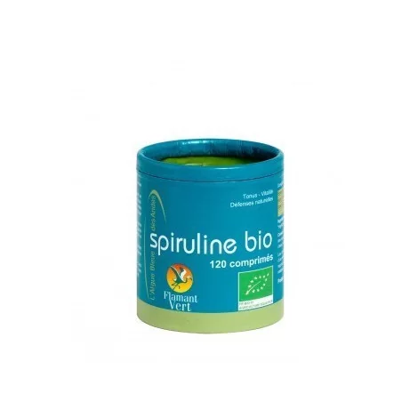 Spiruline des Andes 120 comprimés Flamant Vert BIO