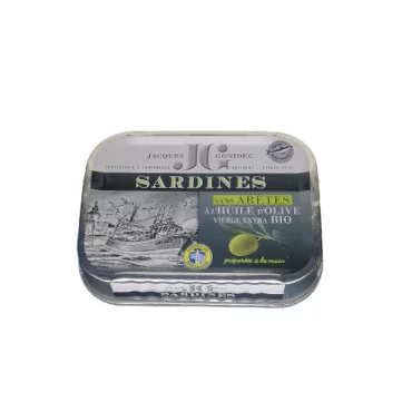 Sardines sans arêtes à l'huile d'olive