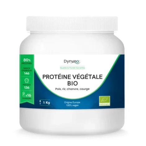 Protéines végétales BIO 1kg DYNVEO