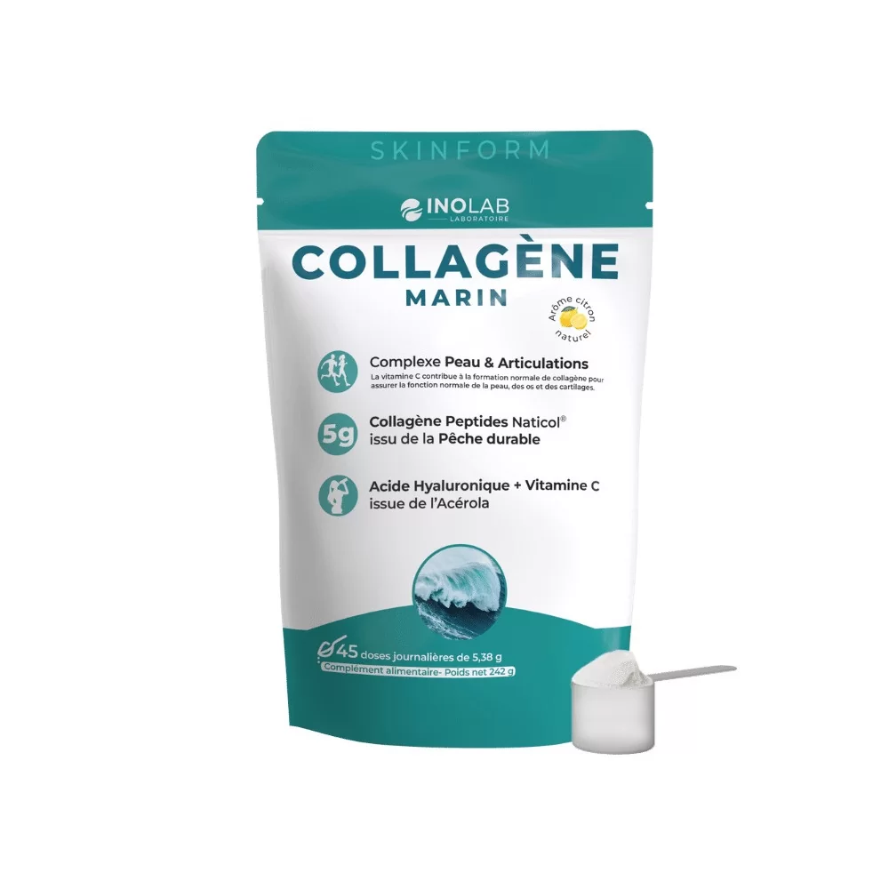 Collagène marin complexe 242g saveur citron SKINFORM INOLAB