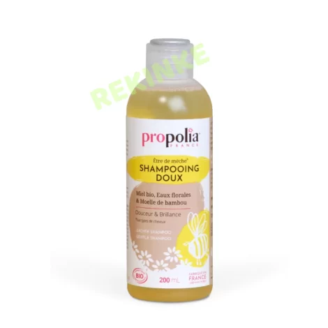 Shampooing doux miel et bambou 200ml Propolia BIO