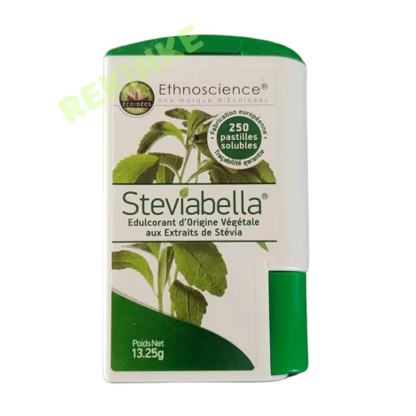 Steviabella édulcorant aux extraits de stévia 250 pastilles Ethnoscience