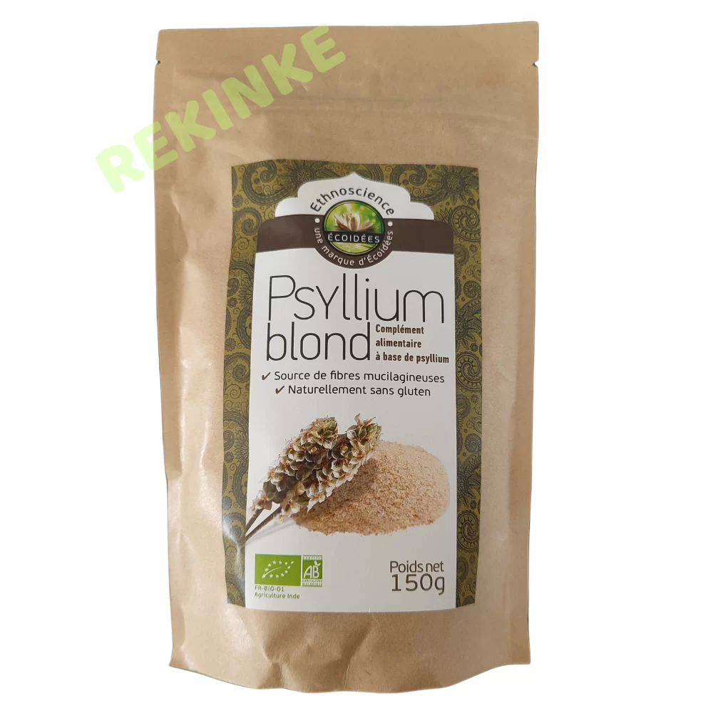 Psyllium blond en poudre 150g Ethnoscience BIO