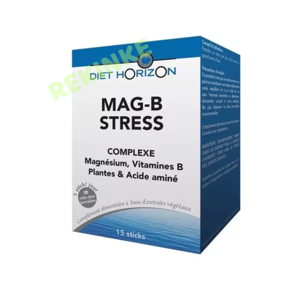 Magnésium Mag B stress 15 sticks Diet Horizon