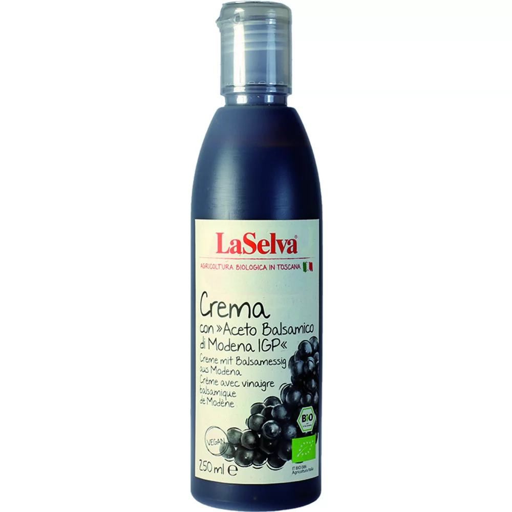 Crème de vinaigre balsamique de Modène 250ml LaSelva BIO