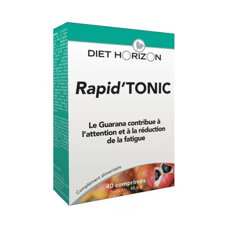 Rapid'TONIC 40 comprimés Diet Horizon avec guarana maca maté