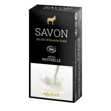 Savon au lait d'ânesse 100g Direct Nature Cosmos Organic