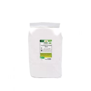 Gros flocons d'avoine 2,5 kg Moulin des Moines BIO