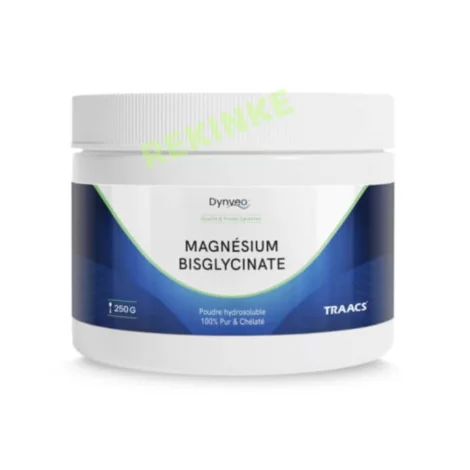 Magnésium bisglycinate en poudre 250g Dynveo