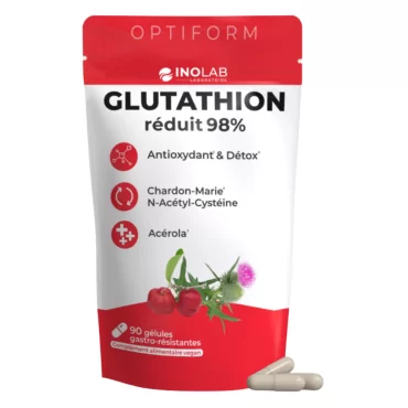 Optiform glutathion synergie 90 gélules INOLAB