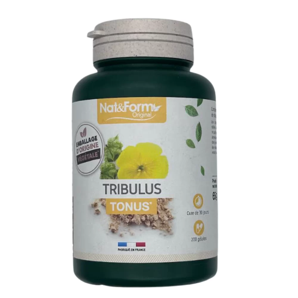 Tribulus terrestris 200 gélules gélatine Nat et Form