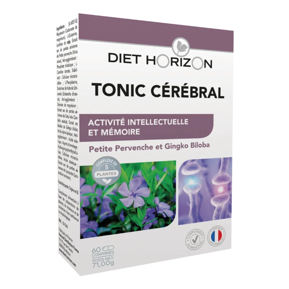 Tonic cérébral 60 comprimés Diet Horizon