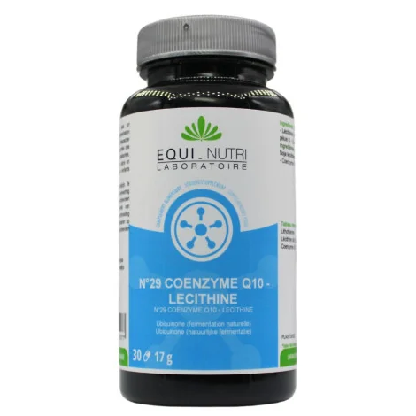 Coenzyme Q10 Lecithine 30 gélules EQUI-NUTRI LABORATOIRE