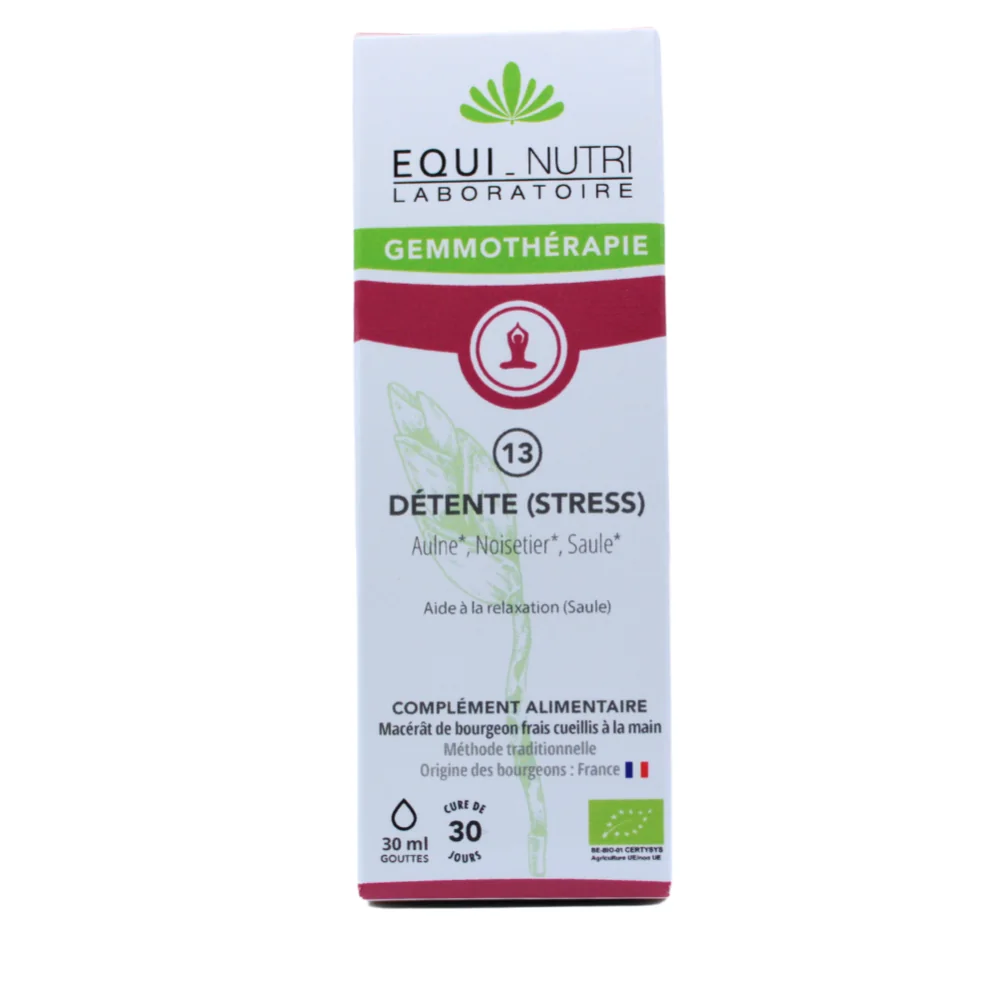 Gemmothérapie détente stress 30 ml EQUI-NUTRI LABORATOIRE BIO