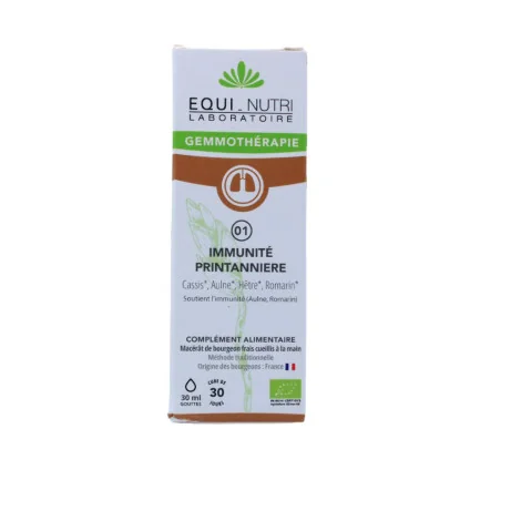 Gemmothérapie immunité printanniere 30 ml EQUI-NUTRI LABORATOIRE BIO