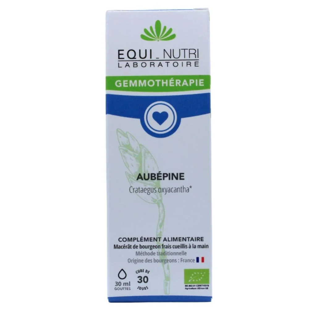 Gemmothérapie aubépine 30 ml EQUI-NUTRI LABORATOIRE BIO