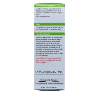 Gemmothérapie bouleau 30 ml EQUI-NUTRI LABORATOIRE BIO