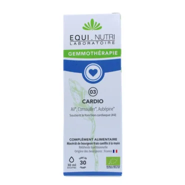 Gemmothérapie cardio 30 ml EQUI-NUTRI LABORATOIRE BIO