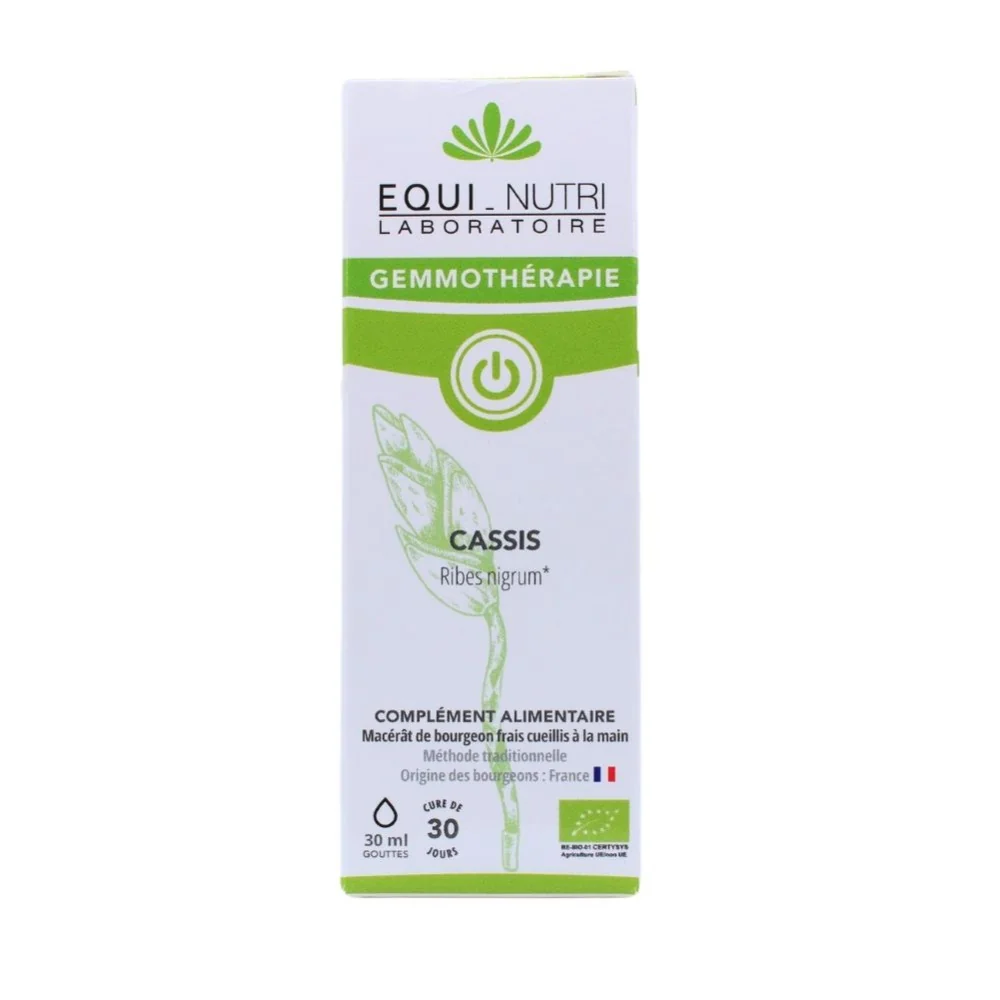 Gemmothérapie cassis 30 ml EQUI-NUTRI LABORATOIRE BIO