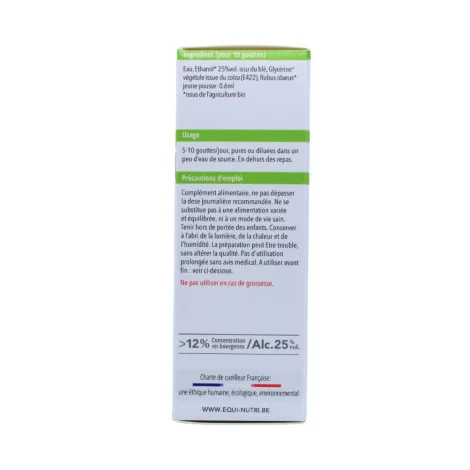 Gemmothérapie Framboisier 30 ml EQUI-NUTRI LABORATOIRE BIO