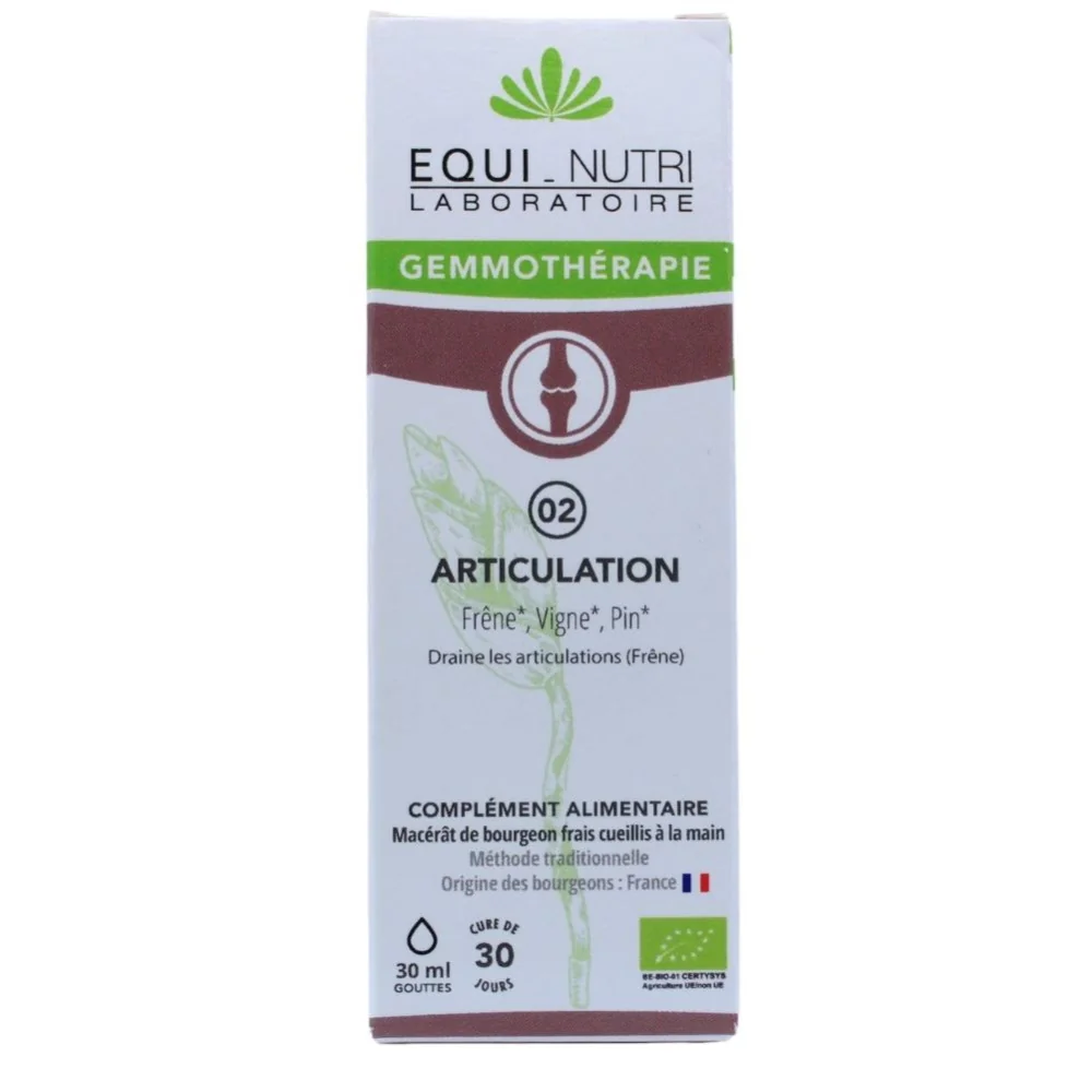 Gemmothérapie articulation 30 ml EQUI-NUTRI LABORATOIRE BIO