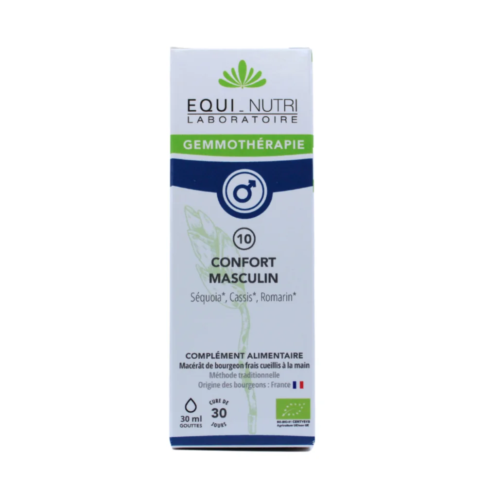 Confort masculin 30 ml gemmothérapie EQUI-NUTRI LABORATOIRE BIO