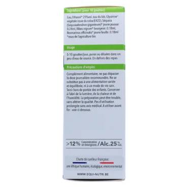 Confort masculin 30 ml gemmothérapie EQUI-NUTRI LABORATOIRE BIO