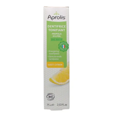 Dentifrice tonifiant propolis xylitol 75 ml Aprolis CosmeBIO