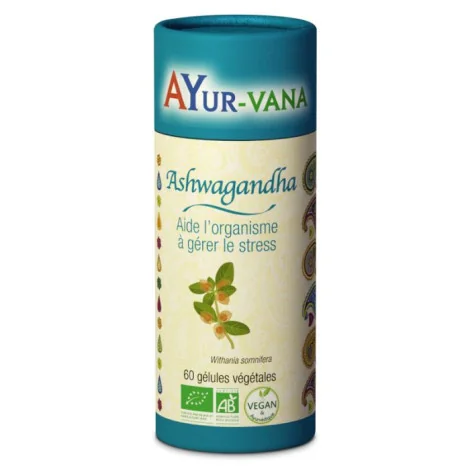 Ashwagandha 60 gélules Ayur-Vana BIO