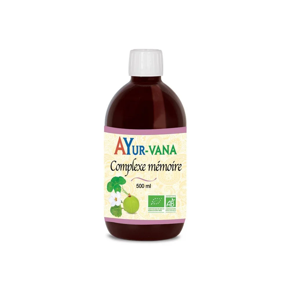 Complexe mémoire flacon de 500ml Ayur-Vana BIO