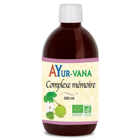 Complexe mémoire flacon de 500ml Ayur-Vana BIO