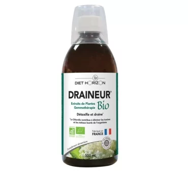 Draineur 5 émonctoires 500ml Diet Horizon BIO et VEGAN