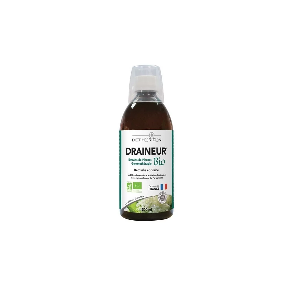 Draineur 5 émonctoires 500ml Diet Horizon BIO et VEGAN