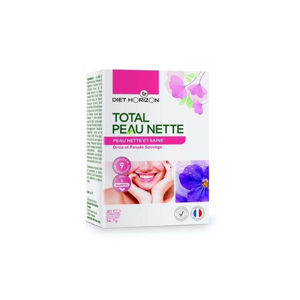 Total peau nette 30 comprimés Diet Horizon